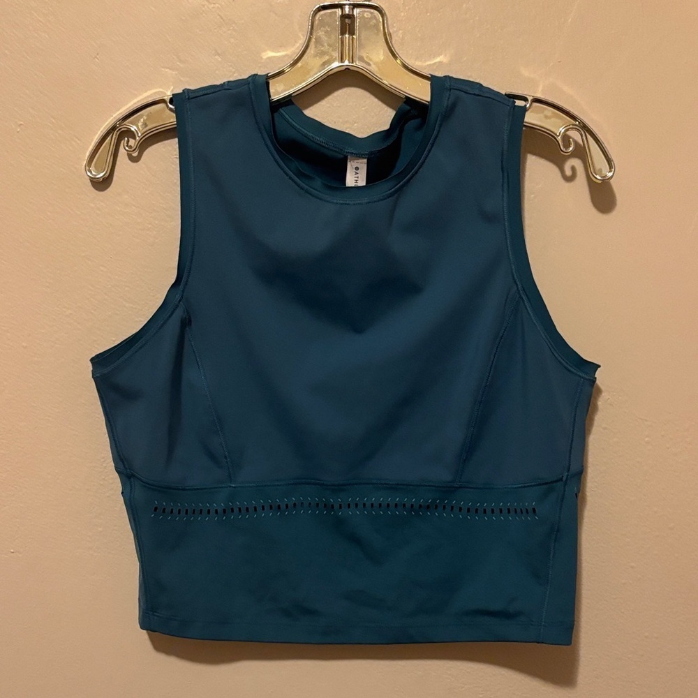 Russell Athletic Teal Crop Top